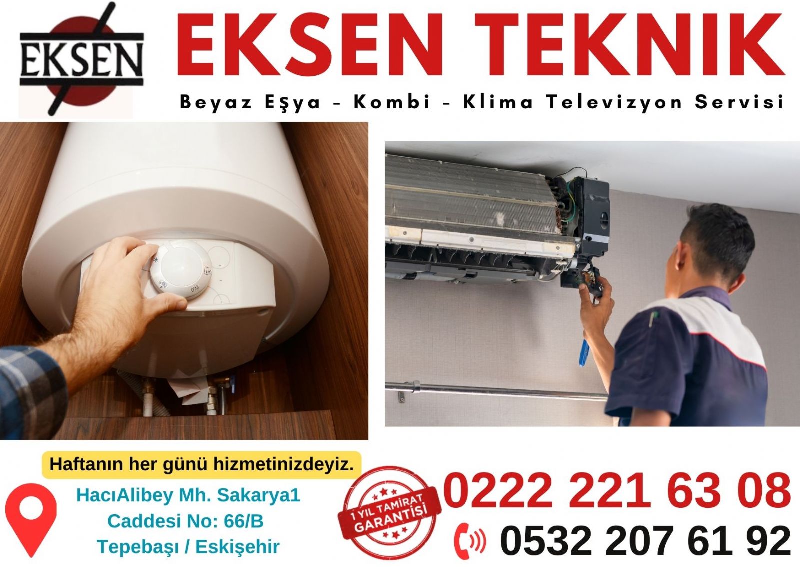 Tepebaşı Eskişehir Kombi Klima Servisi